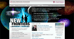 Desktop Screenshot of newfrontiersinastronomy.org
